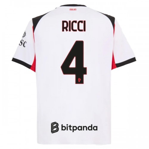 Camiseta AC Milan Ricci 4 Segunda 2025-26 Camiseta AC Milan Ricci 4 Segunda 2025-26